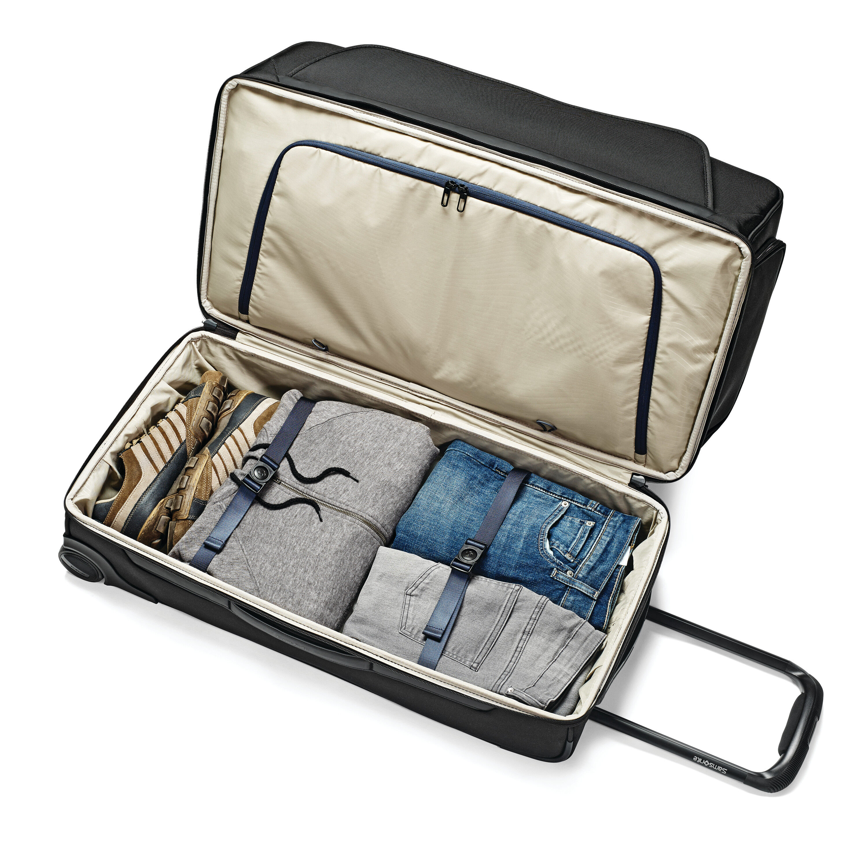Mala de viagem Samsonite Armage II com rodas e divisória