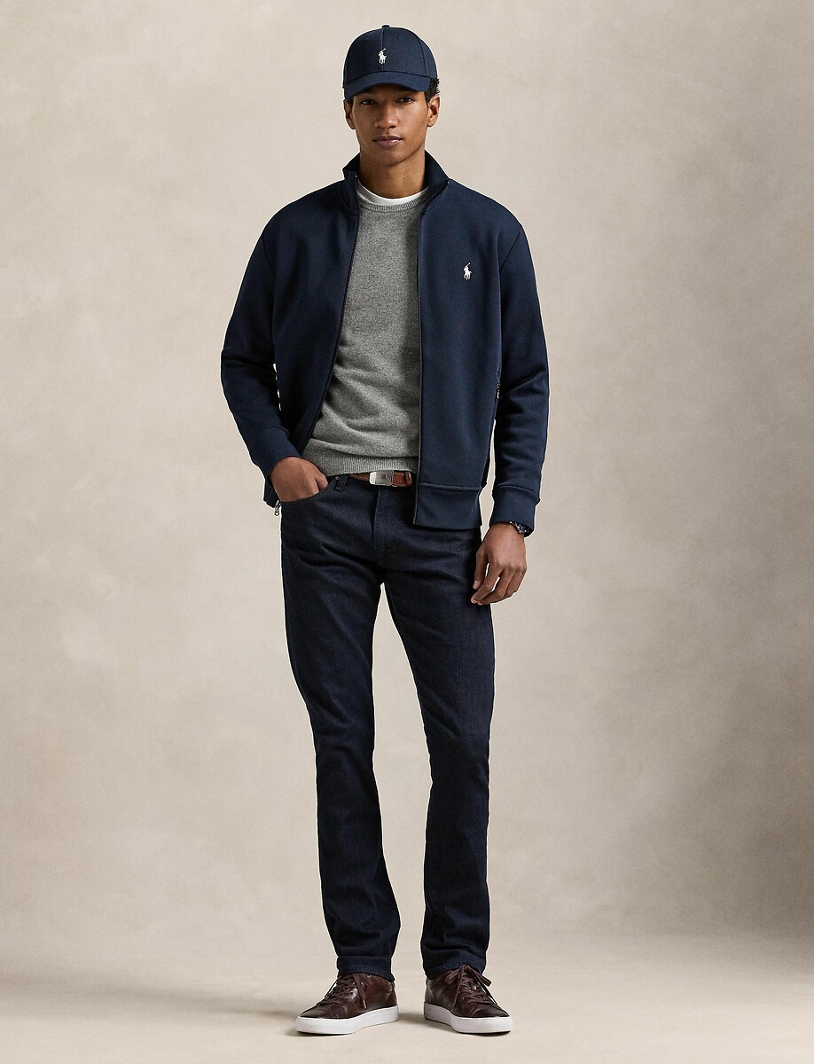 POLO RALPH LAUREN<br>Suéter com zíper e gola alta