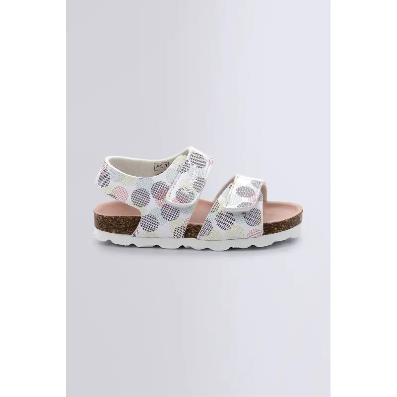 SUMMERKRO BLANC POIS MULTICOLOR (28-38) SANDALES Synthétique Fille