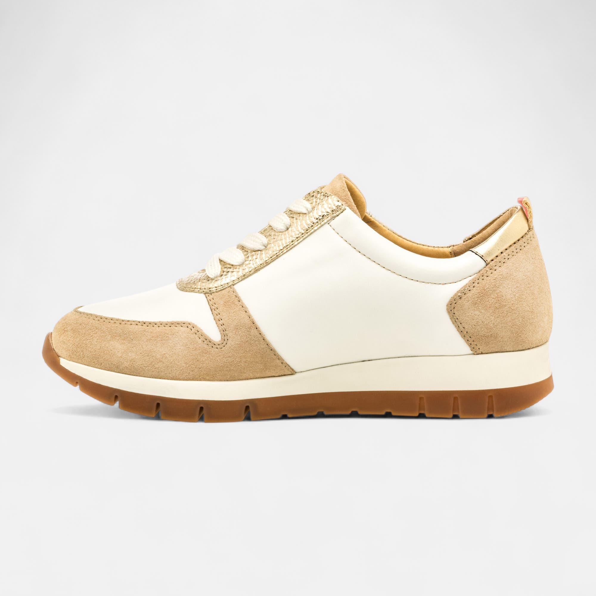 Baskets basses Femme en cuir blanc