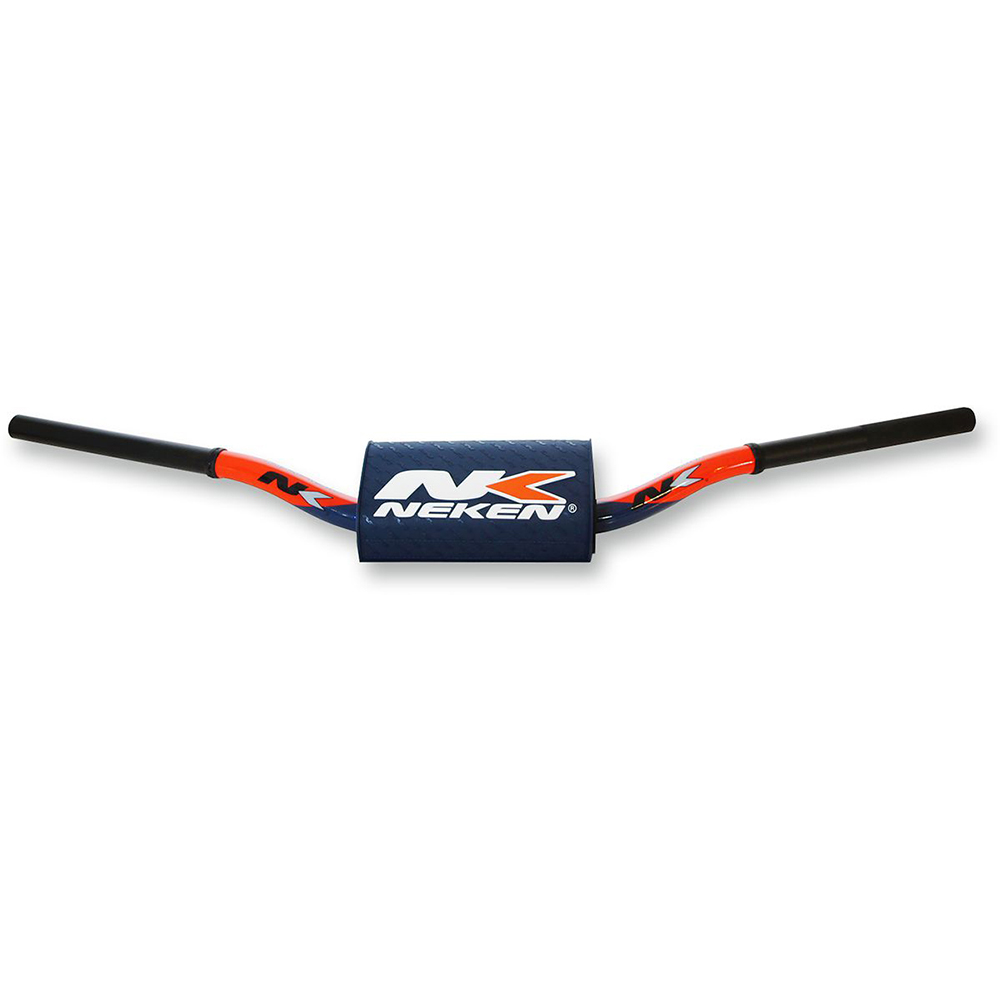 Neken - Guidon Original YZF - diamètre variable design conique Orange / Bleu