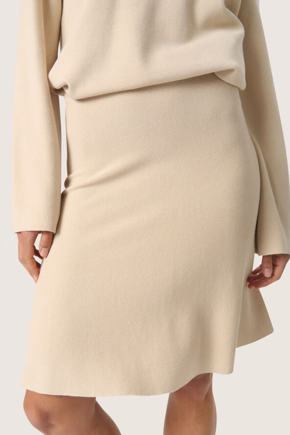 Soaked in Luxury SLIndianna Skirt Oatmeal