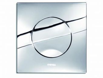 Wisa XS bedieningsplaat Maro SO mechanisch 16x16cm kunststof glanschroom