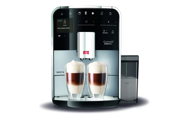 Melitta CAFFEO Barista TS Smart - Automatisk kaffemaskine med mælkeskummer - 15 bar - sølv