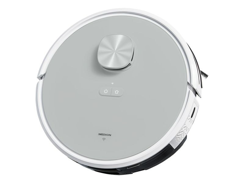 Medion Saug- und Wischroboter X21 mit Absaugstation Saugroboter mit Wischfunktion