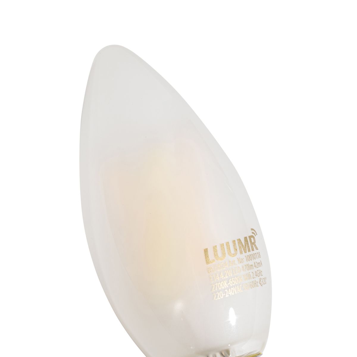 Set van 5 Smart E14 LED lampen C35 mat 4.2W 470 lm 2700-6500K