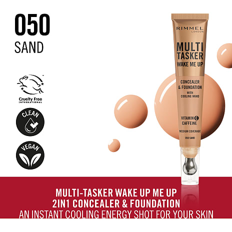 Concealer & Foundation 2-i-1 050 Sand
