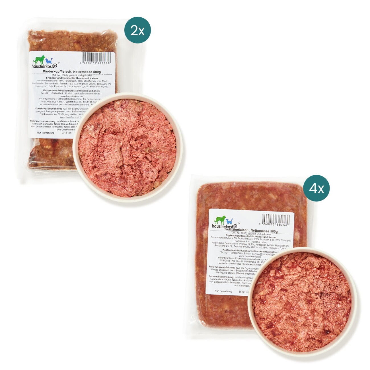 haustierkost.de Hund Übergewicht Frostfutter 15 kg