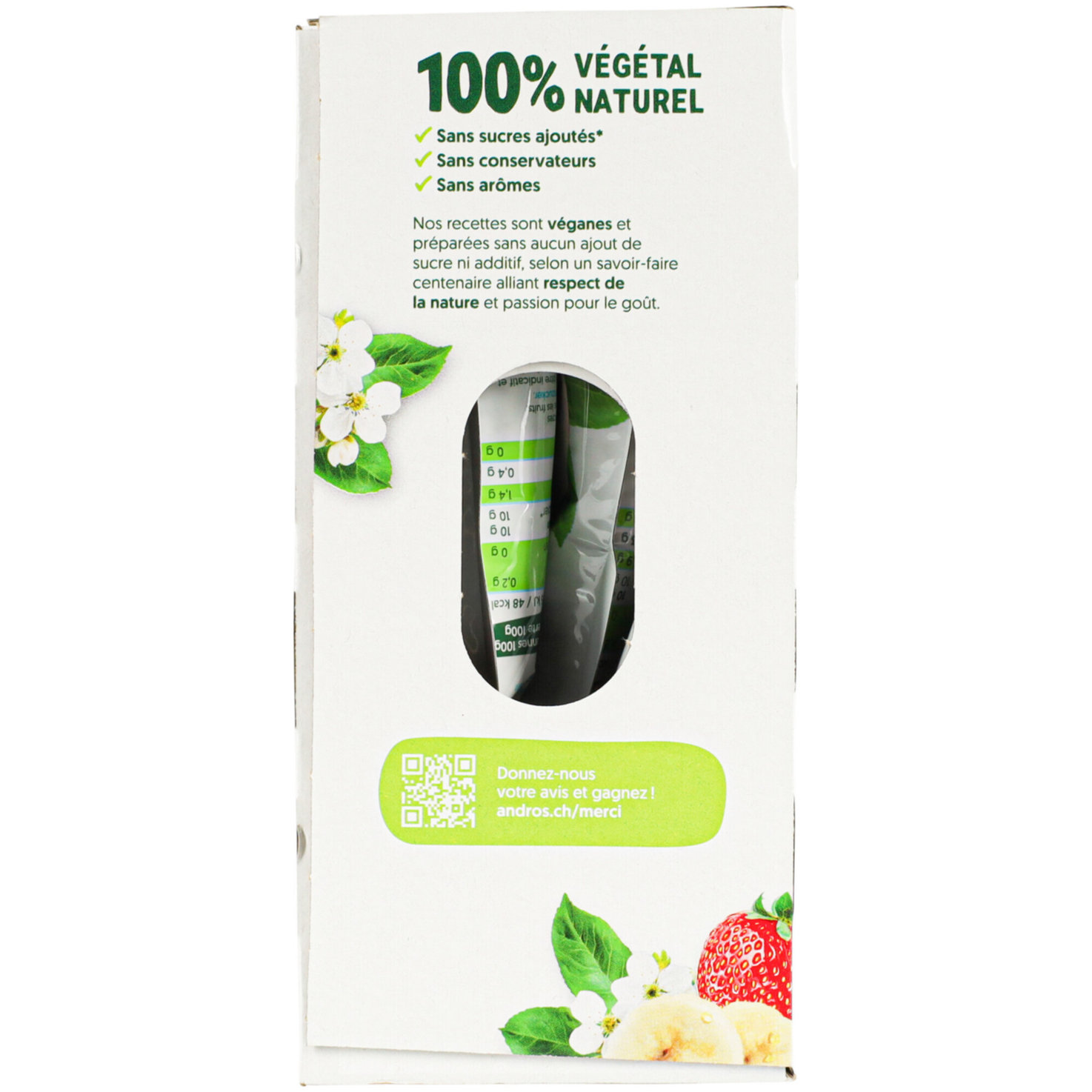 Andros Pocket Beutel assortiert 12x100g