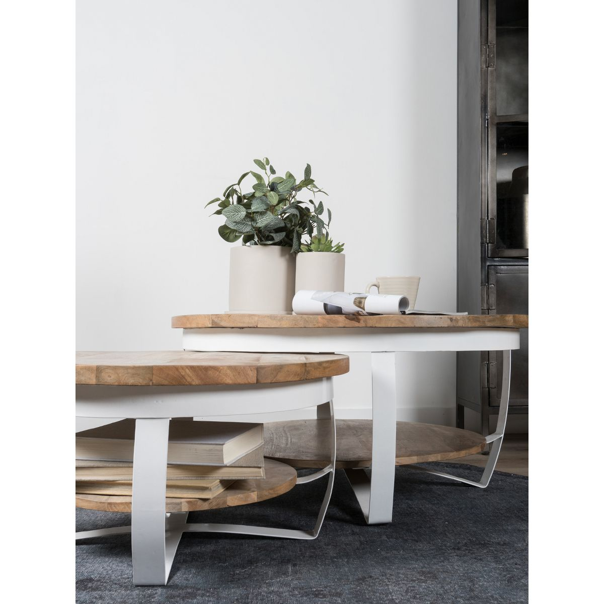 Salontafel Cilamon Zwart - Set van 2