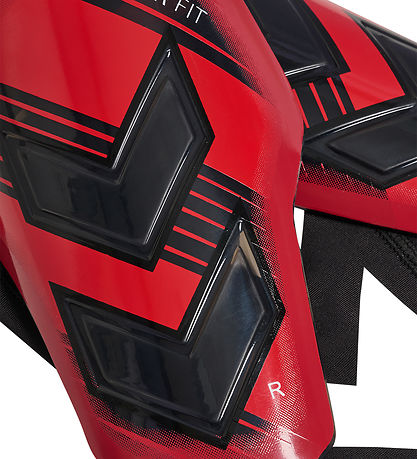 Hummel Benskinner - HmlShin Guards Hyper Fit - R?d/Sort
