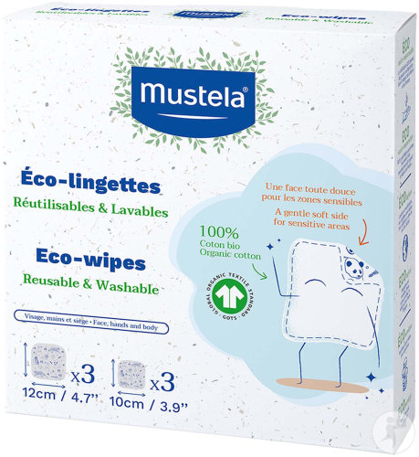 Mustela Éco Lingettes 6 Pièces