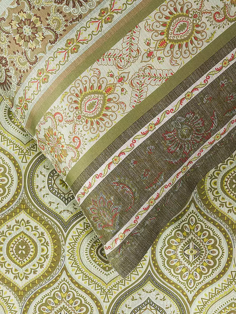 BASSETTI Satin Bettwäsche HANBURY 70x90cm/140x200cm Gruen grün