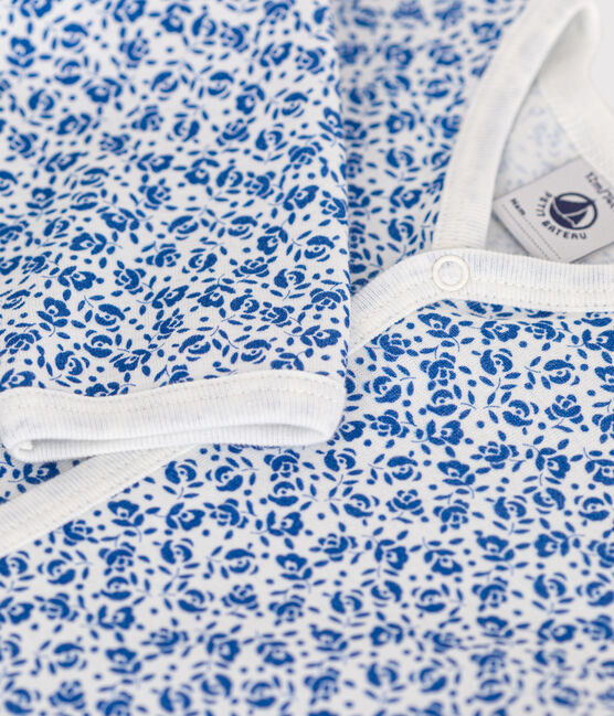 Pyjama imprimé fleurs en coton bébé