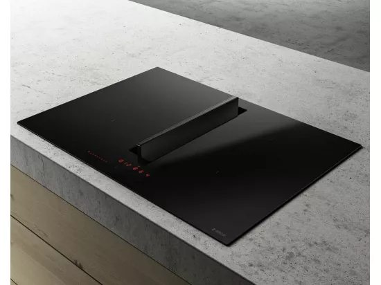 Elica Table de cuisson aspirante induction 72cm 4 feux 7500w noir - prf0167054