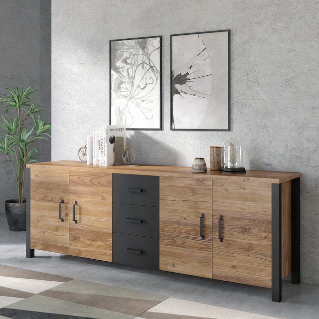 Home affaire Sideboard »Olin« Breite 220cm