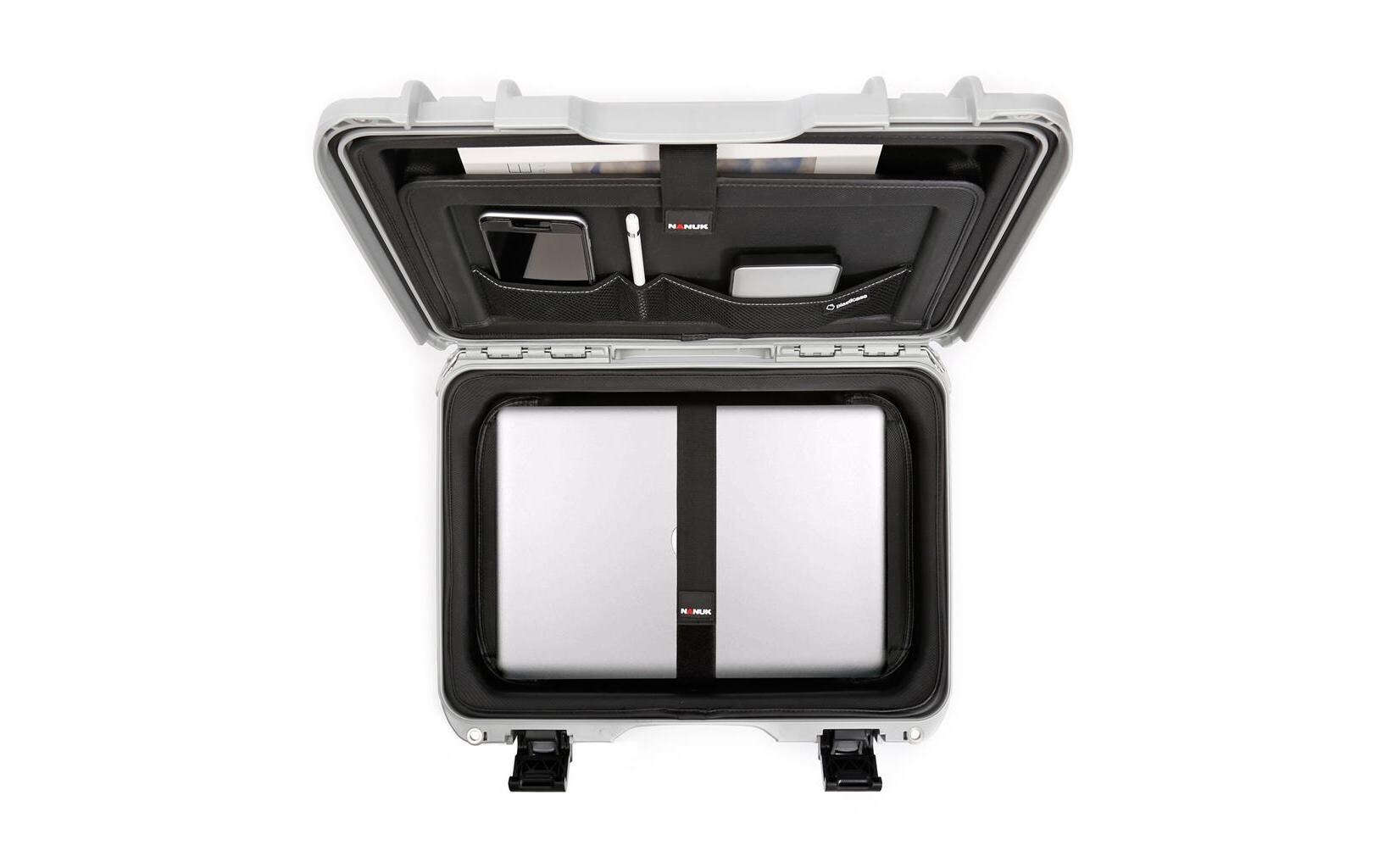 Laptop-Einsatz für Mod. 923 mit Trageriemen - Schwarz<br>Laptoptasche für den Kunststoffkoffer 923 zur Verwandlung in eine mobile Workstation
