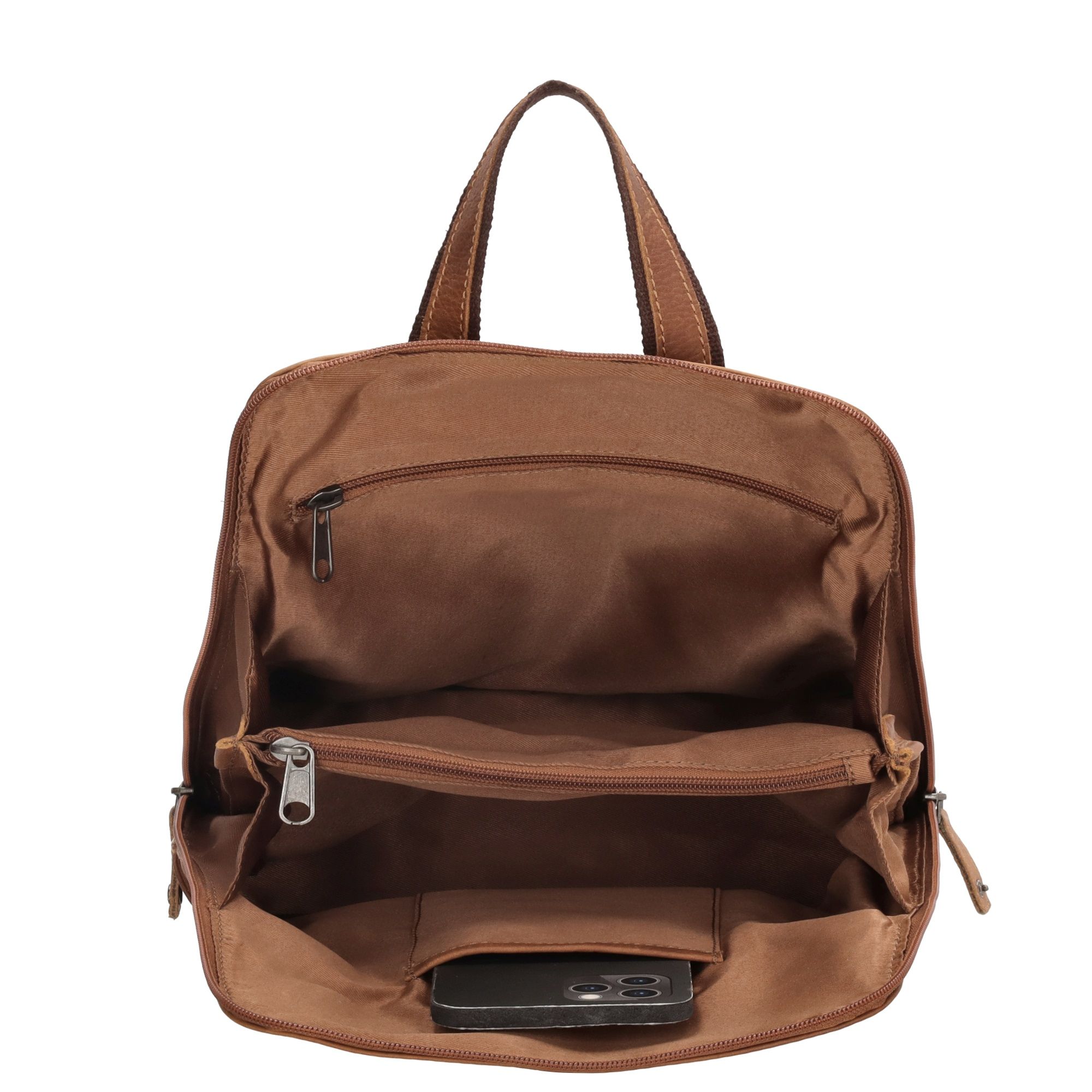 Hide & Stitches Japura Rugzak Cognac