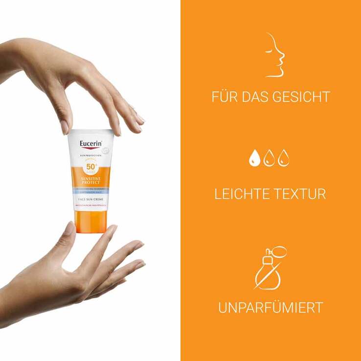 Eucerin Sun Creme LSF 50+, 50 ml