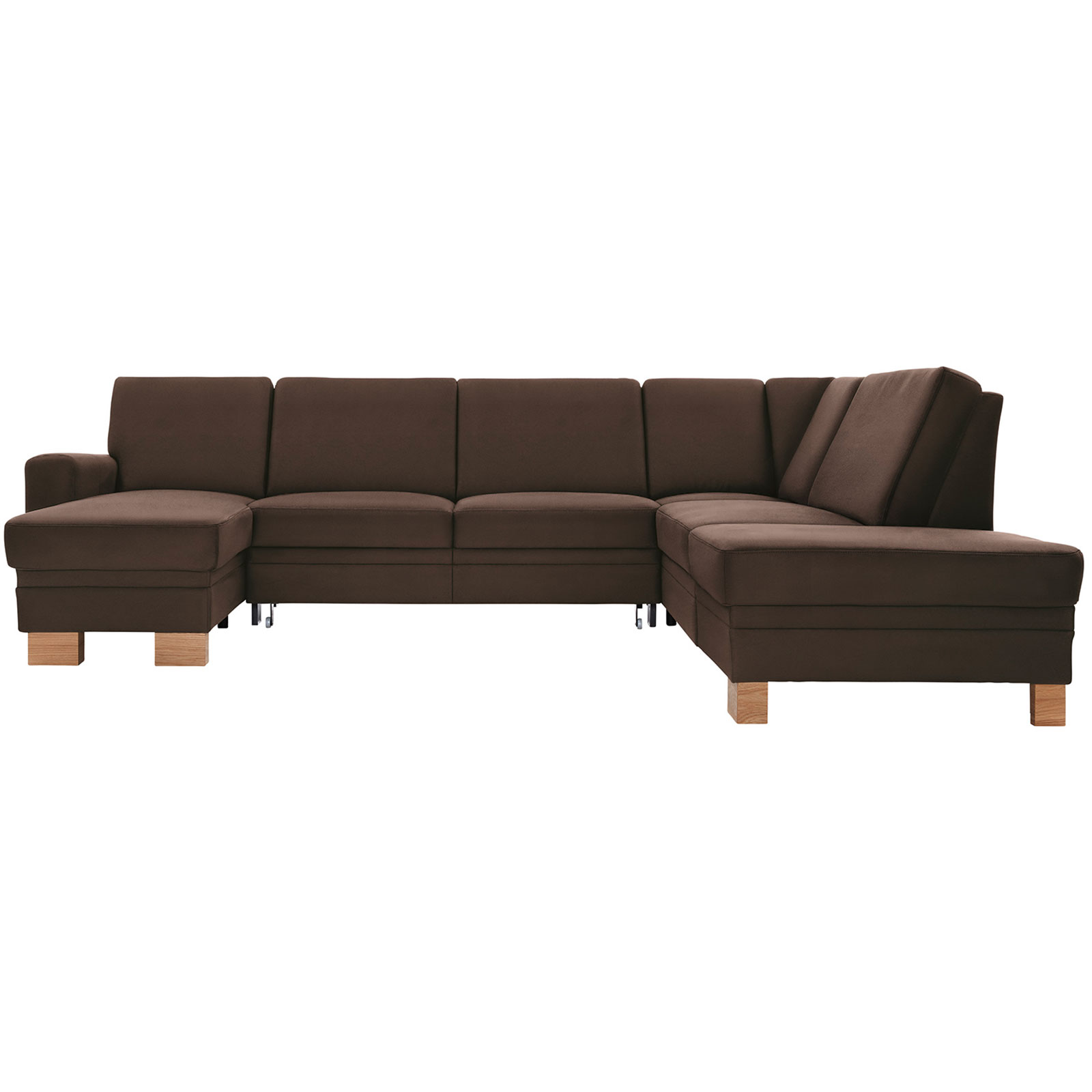 polsterpower Wohnlandschaft - Saddle nougat - Basismodell - links
