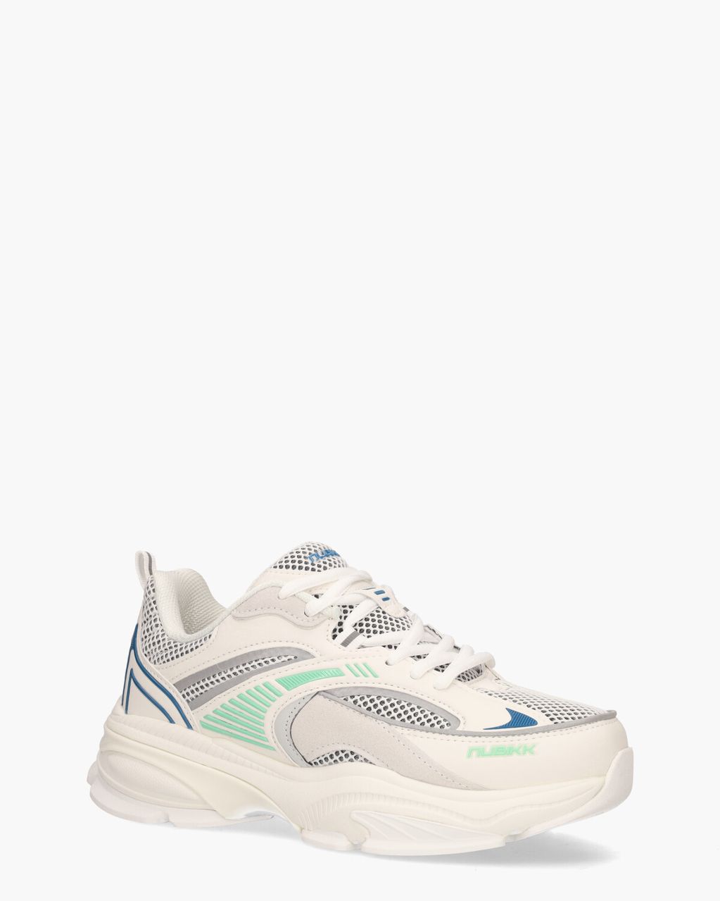 Nubikk Comet Runner Wit/Multicolor Damessneakers