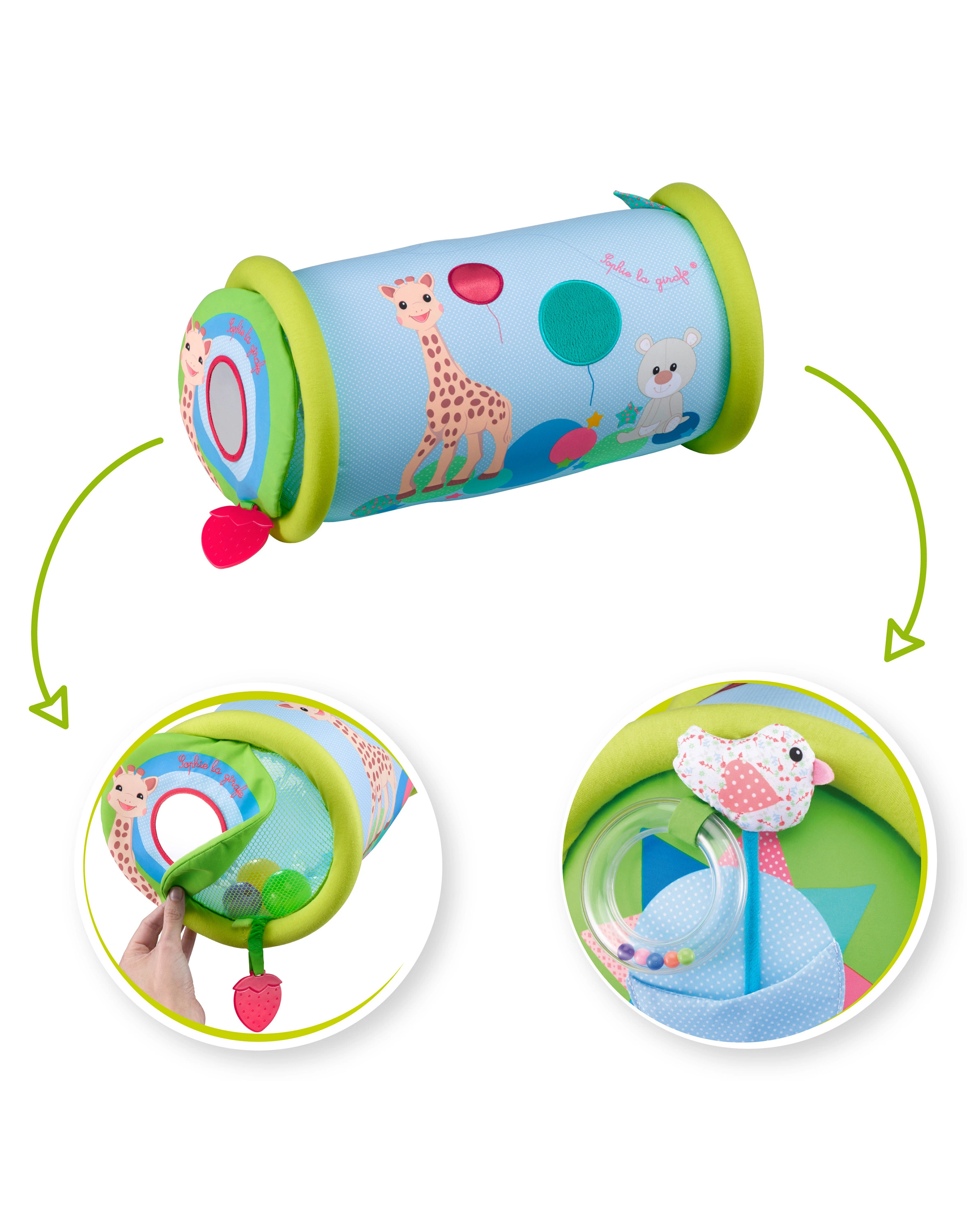 Spielzeug-Set SOPHIE LA GIRAFE® ACTIVITY 3-teilig