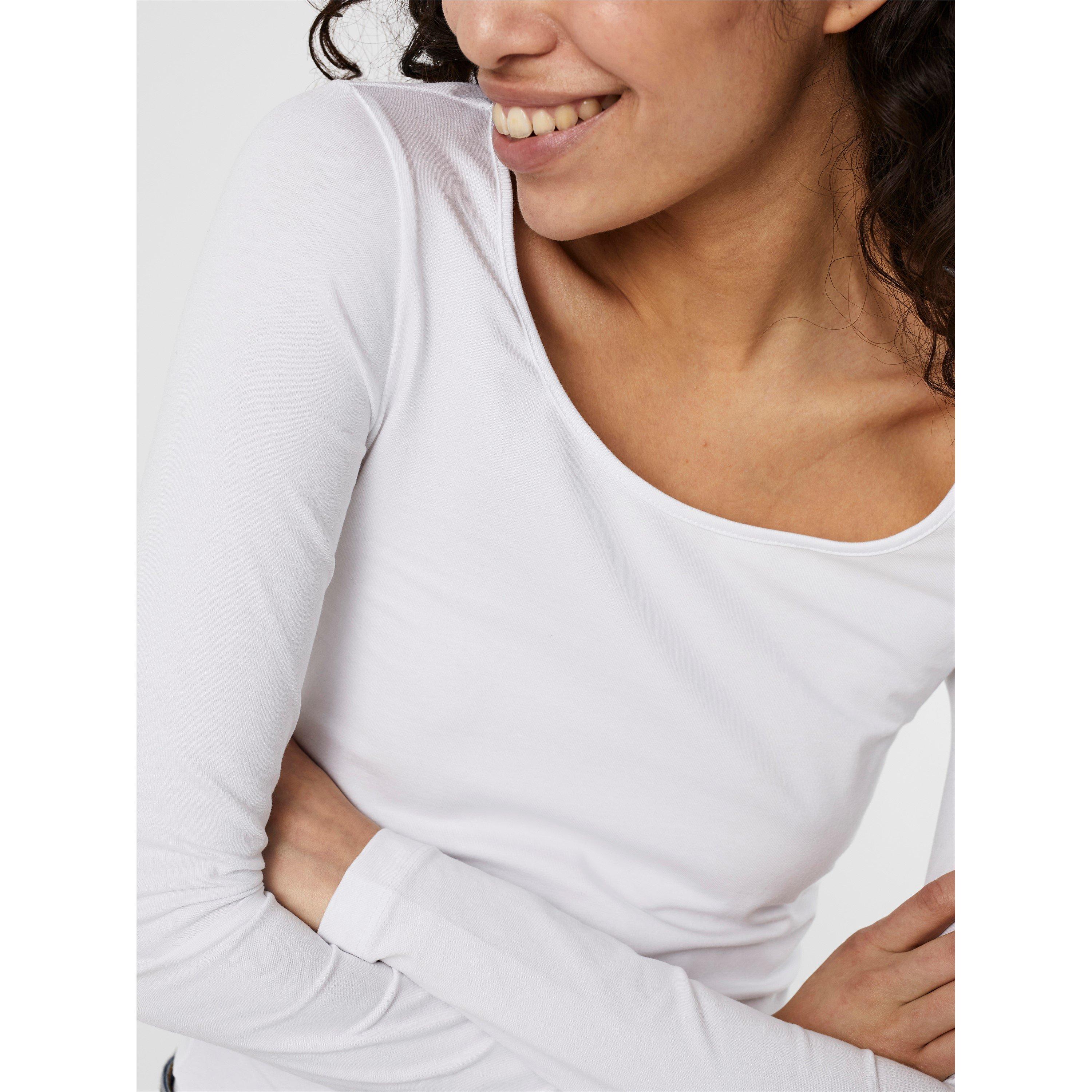 Vero Moda Long Sleeve U Neck T Shirt