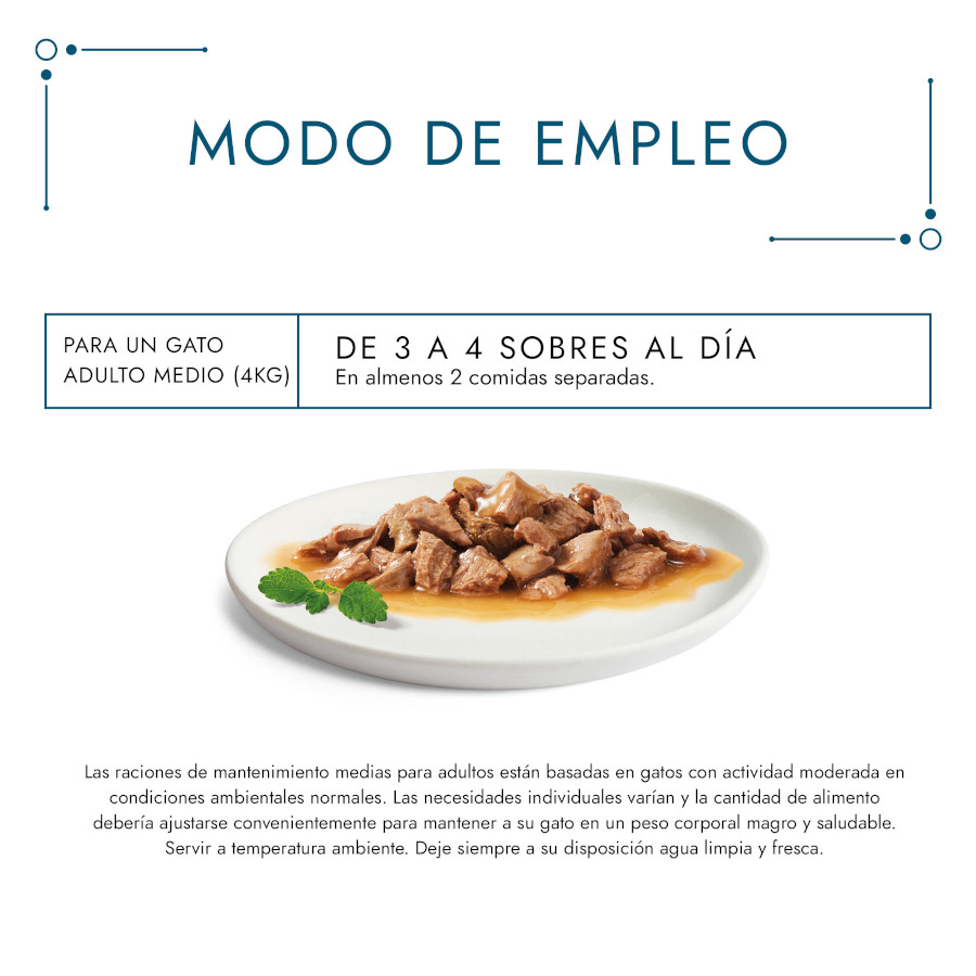 Filés de salmão e atum gourmet Perle em molho, embalagem para gatos.