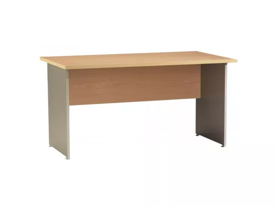 Pack Bureau + Caisson + Armoire Hêtre Alu