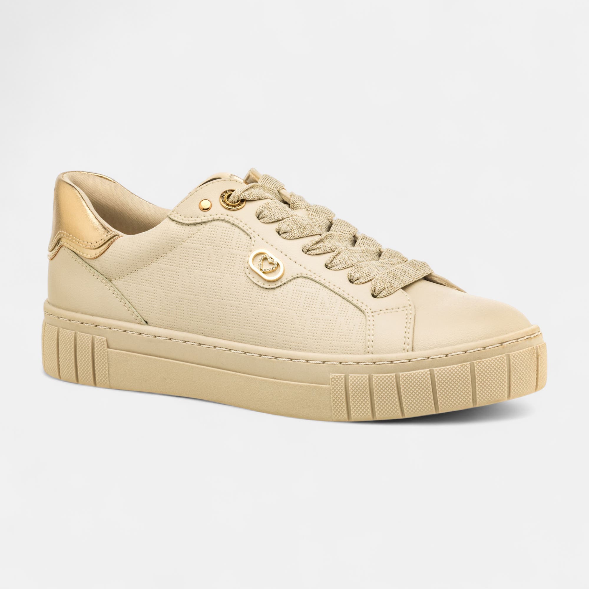 Baskets basses Femme beige
