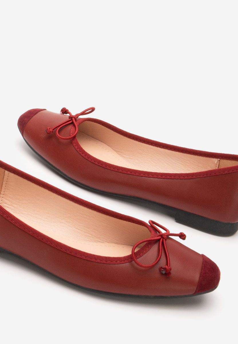 Ballerines femme bordeaux Sarina
