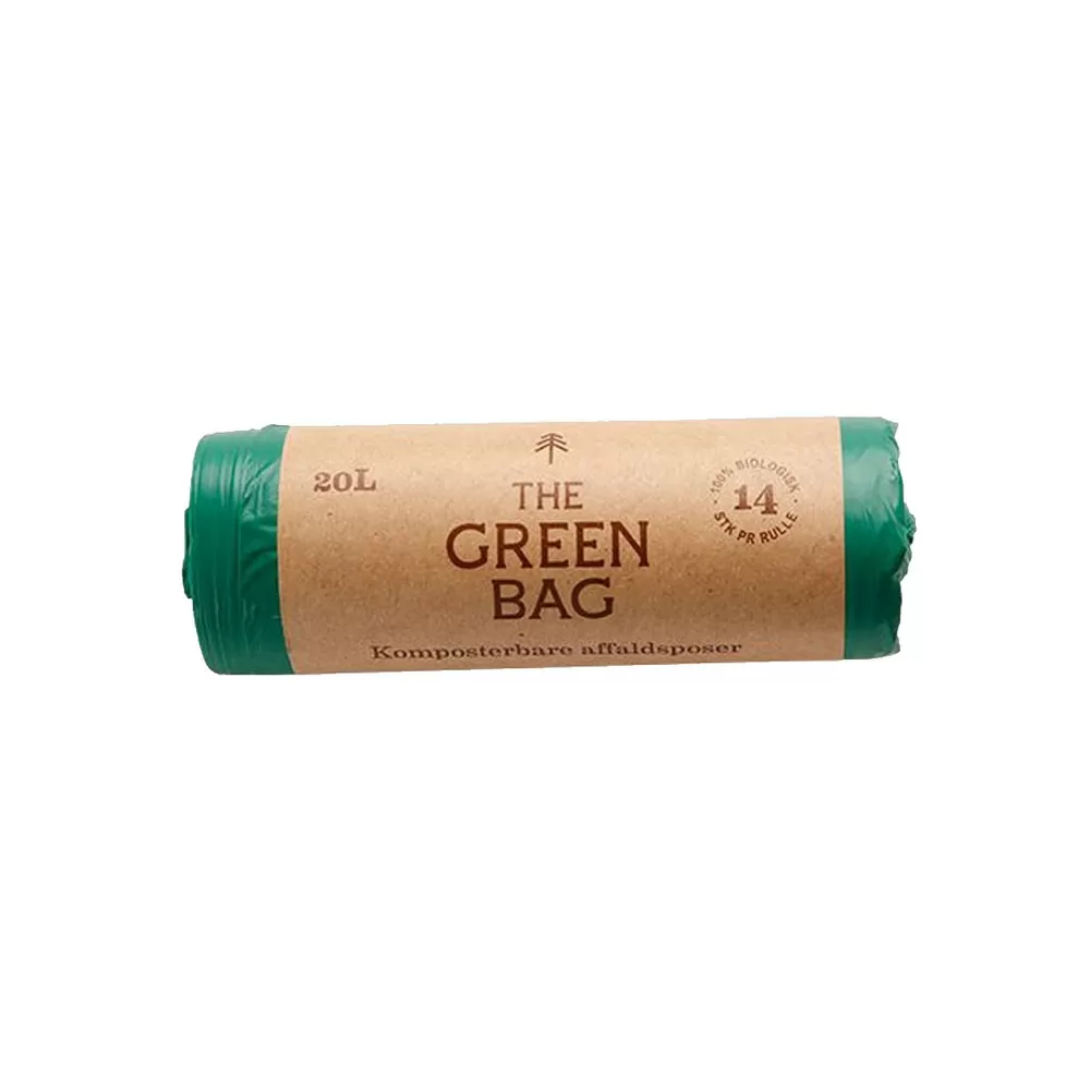 The Green Bag Bionedbrydelige fryse-affaldsposer - 20 L