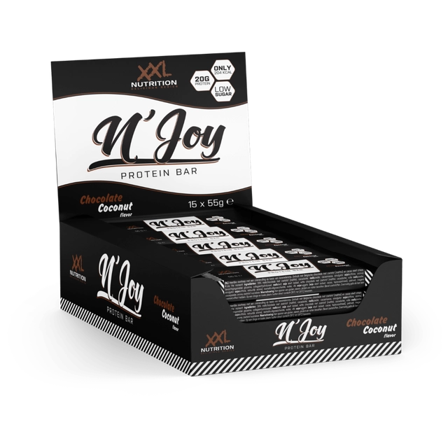 XXL Nutrition N’Joy Protein Bar Chocolate & Coconut (15 X 55 gr)