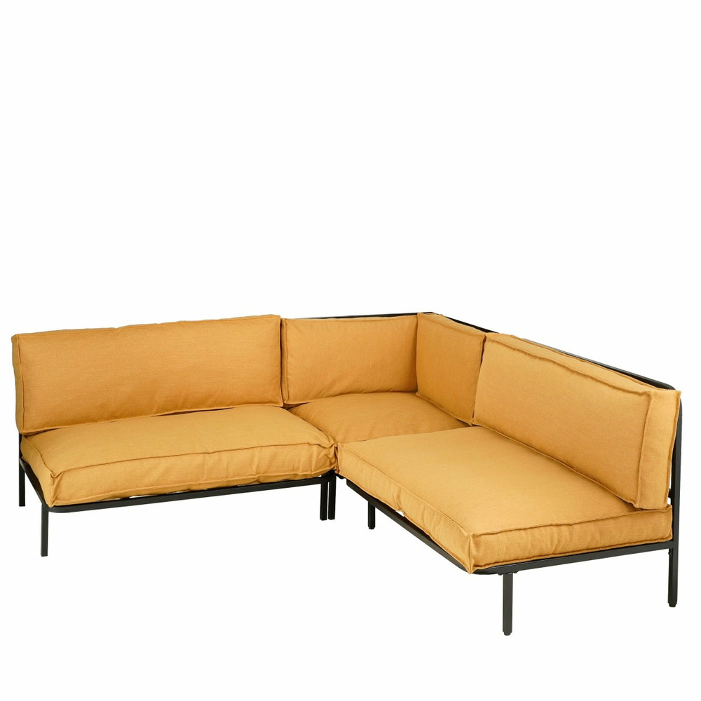 In the mood coussin de jardin salvador - 120x40x12 cm - pe - jaune
