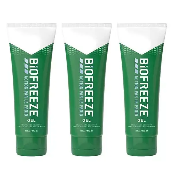Biofreeze Gel Action par le Froid Muscles et Articulations Lot de 3 x 118ml