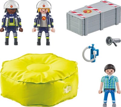 Playmobil 71465 Action Heroes Byggesett Brannmann med Luftpute