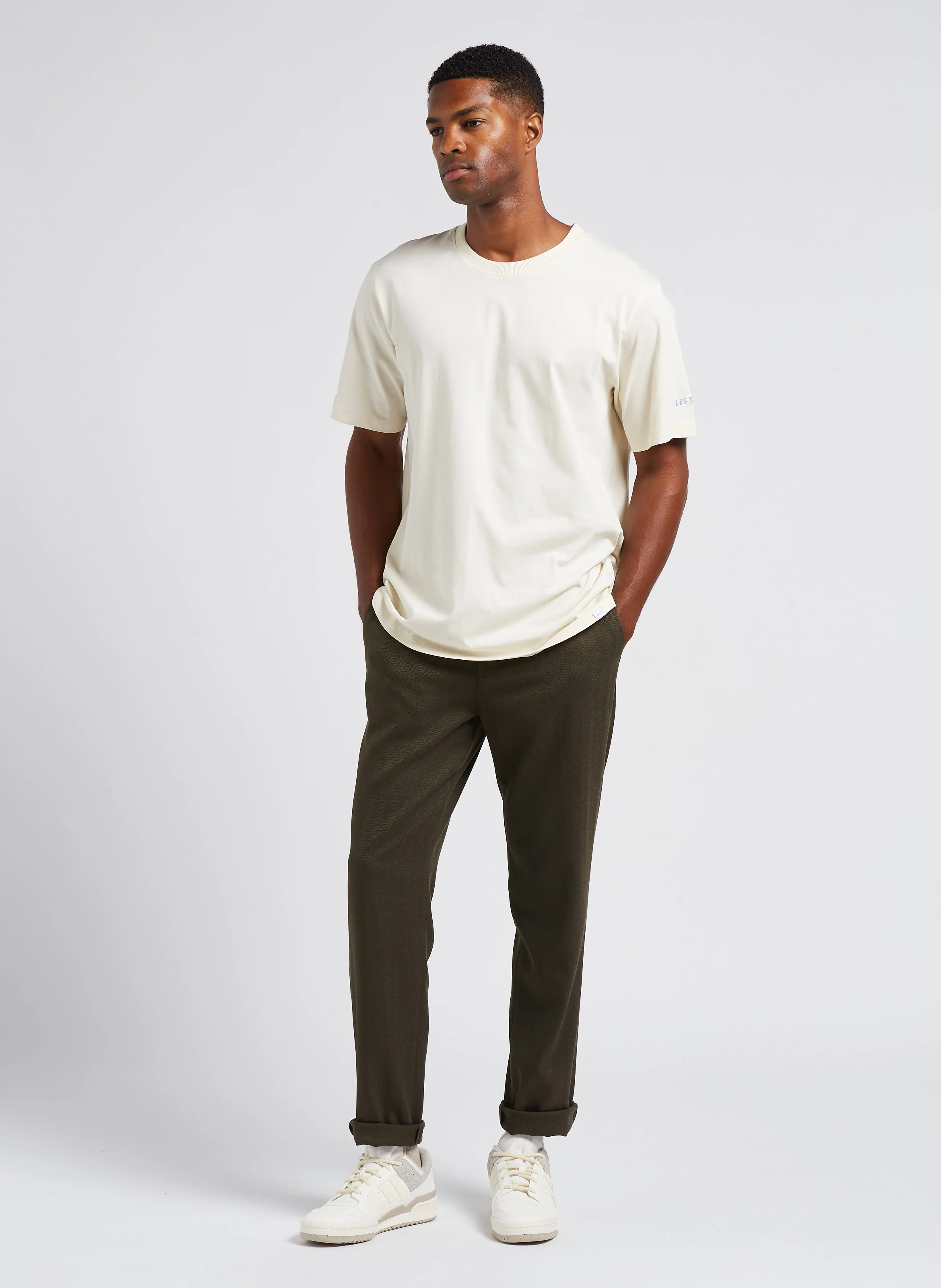 COMO REG - Pantalon de costume à chevrons | Multicolore