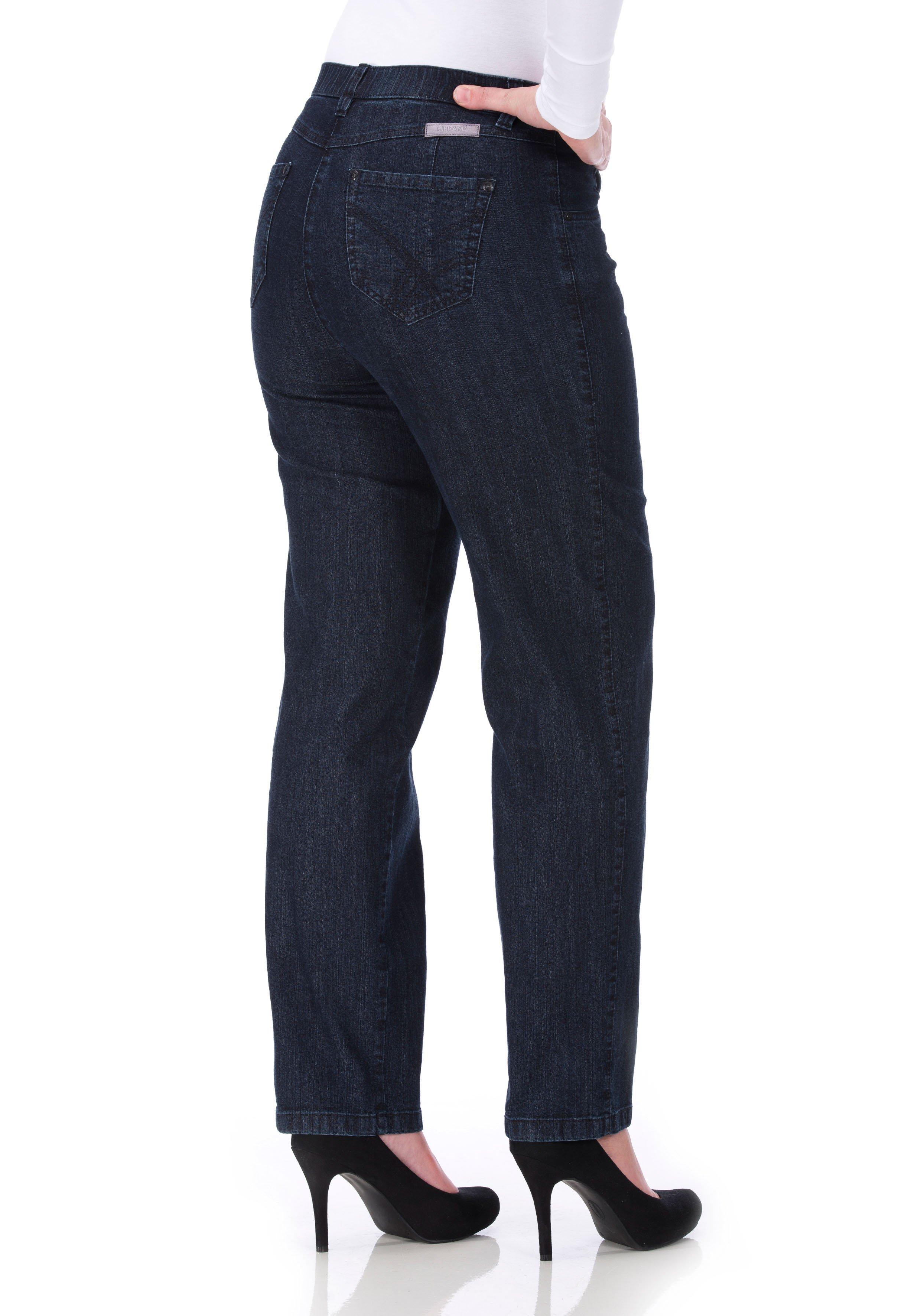 Gerade Stretch-Jeans, bei sehr kräftigen Beinen