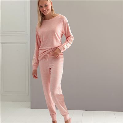 Tenue d'intérieur femme style sportswear rose