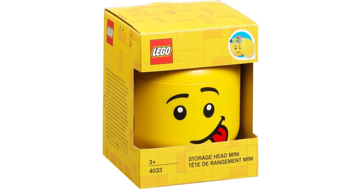 Room CopenhagenLEGO Storage Head 'Silly', mini opbergdoos  (Geel)
