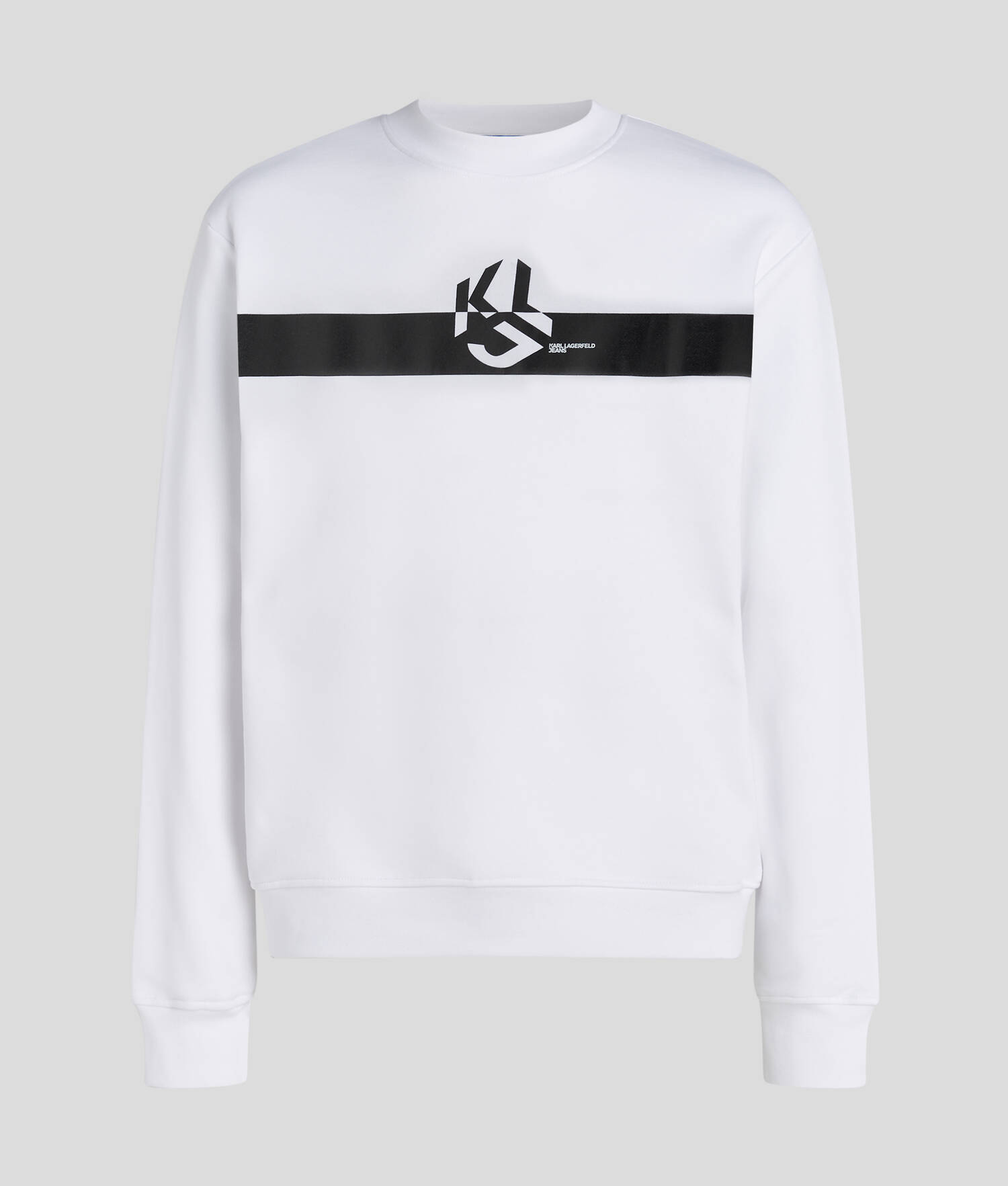 SWEAT-SHIRT RAYÉ KLJ MONOGRAM