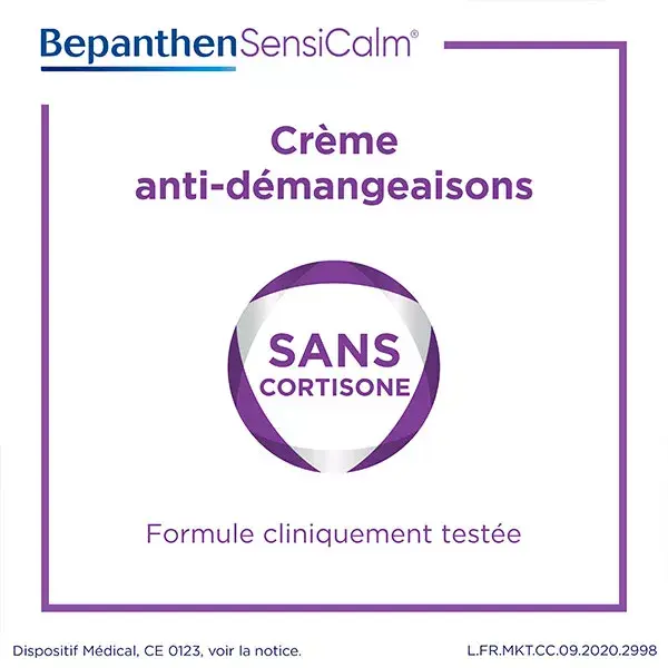 Creme anti-coceira Bepanthen Sensicalm para eczema 20g