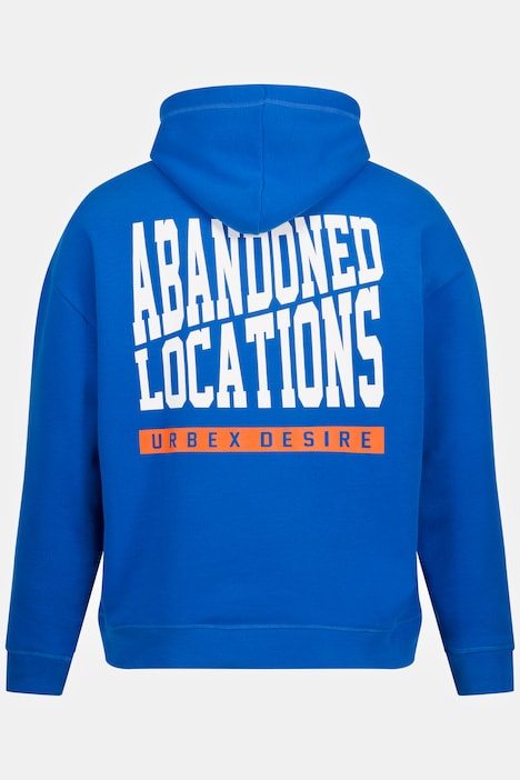 STHUGE Hoodie, oversized, Rückenprint, Kapuze