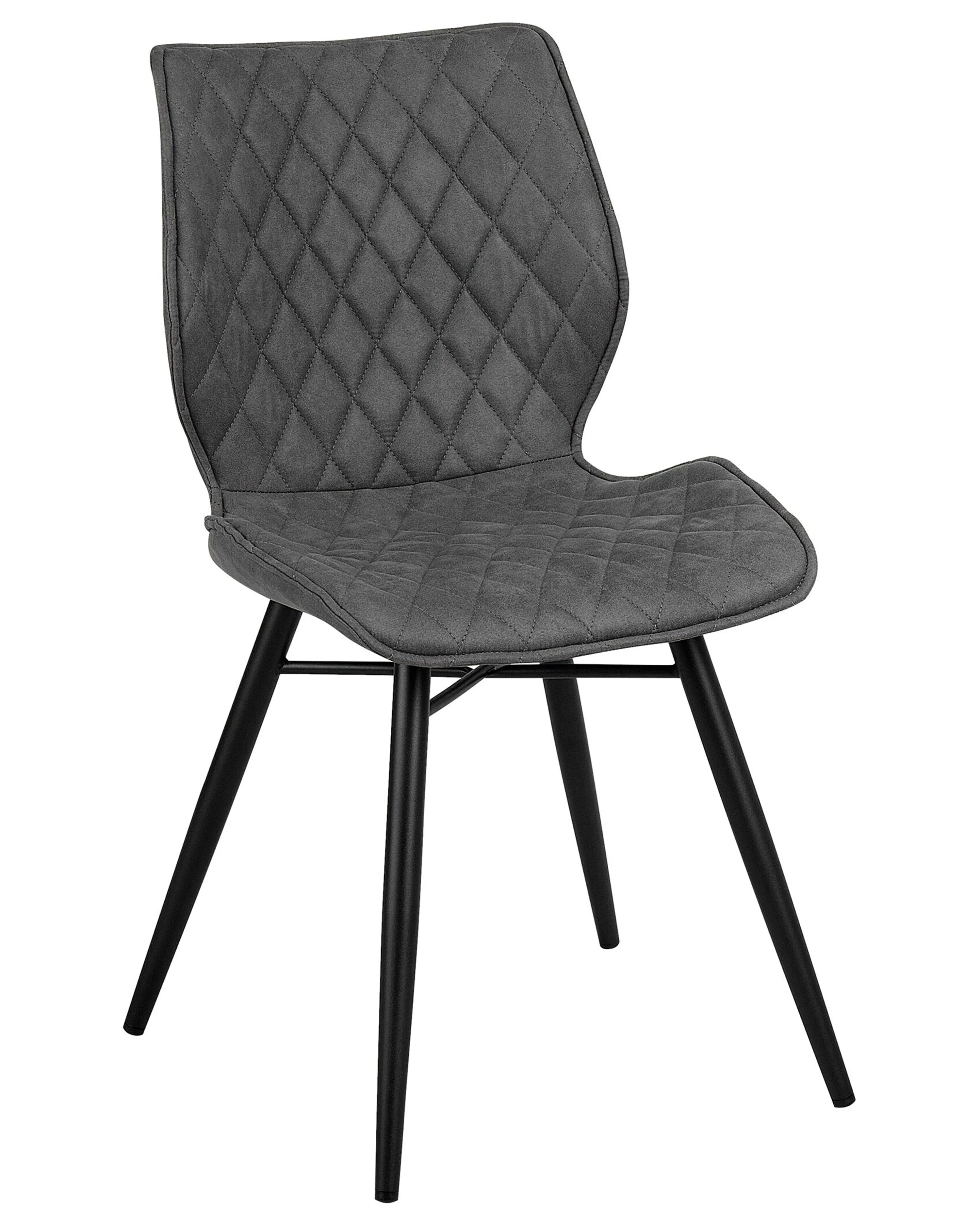 Set van 2 eetkamerstoelen LISLE Grijs