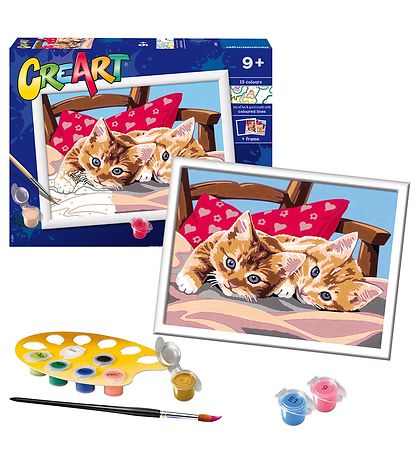 Ravensburger CreArt Males?t - Two Cuddly Cats