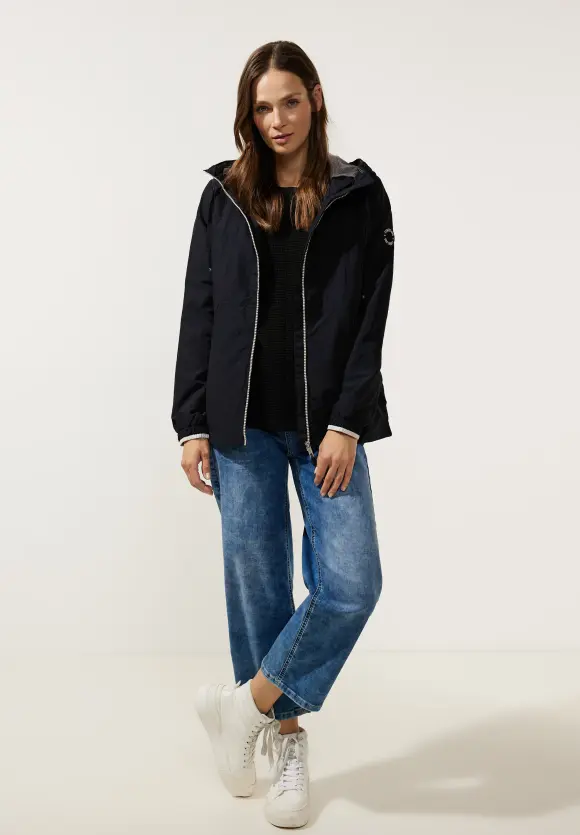 Moderner Windbreaker - Black