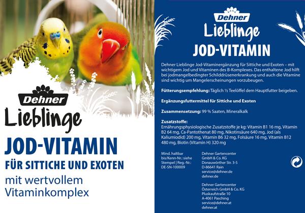 Dehner Lieblinge Jod-Vitamin, 20 g