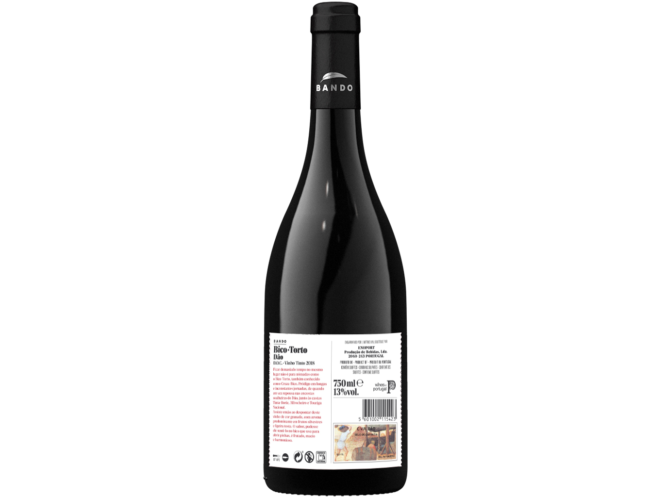 VINHO TINTO BANDO BICO TORTO DÃO 0.75L