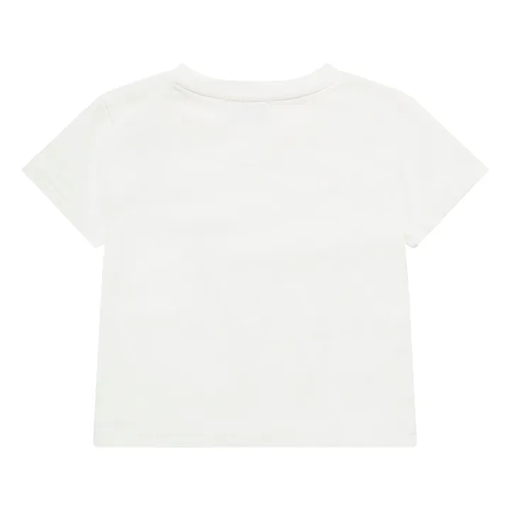 Weekend House T-Shirt Baby Happy Kid Coton Bio | Blanc