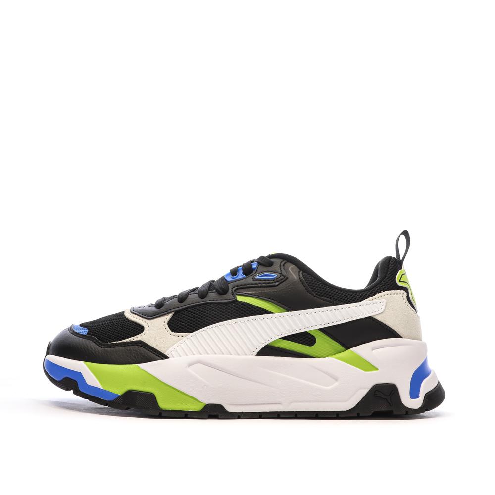 Puma Baskets Noire/Blanches/Verte Homme Puma Trinity